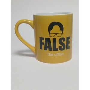 New Cup Mug Coffee Tea The Office Dwight K. Schrute "FALSE" 14 oz. Ceramic